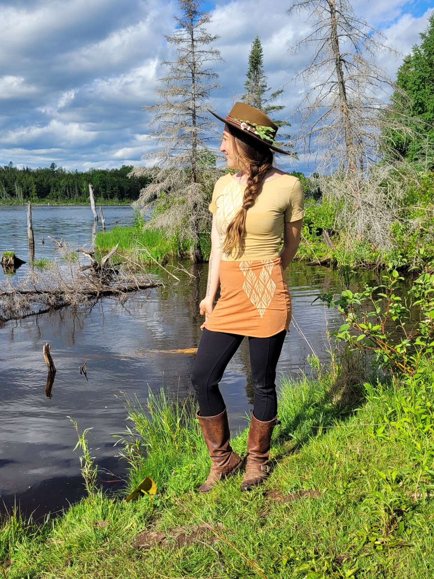 Naturally Dyed Tunic Tank