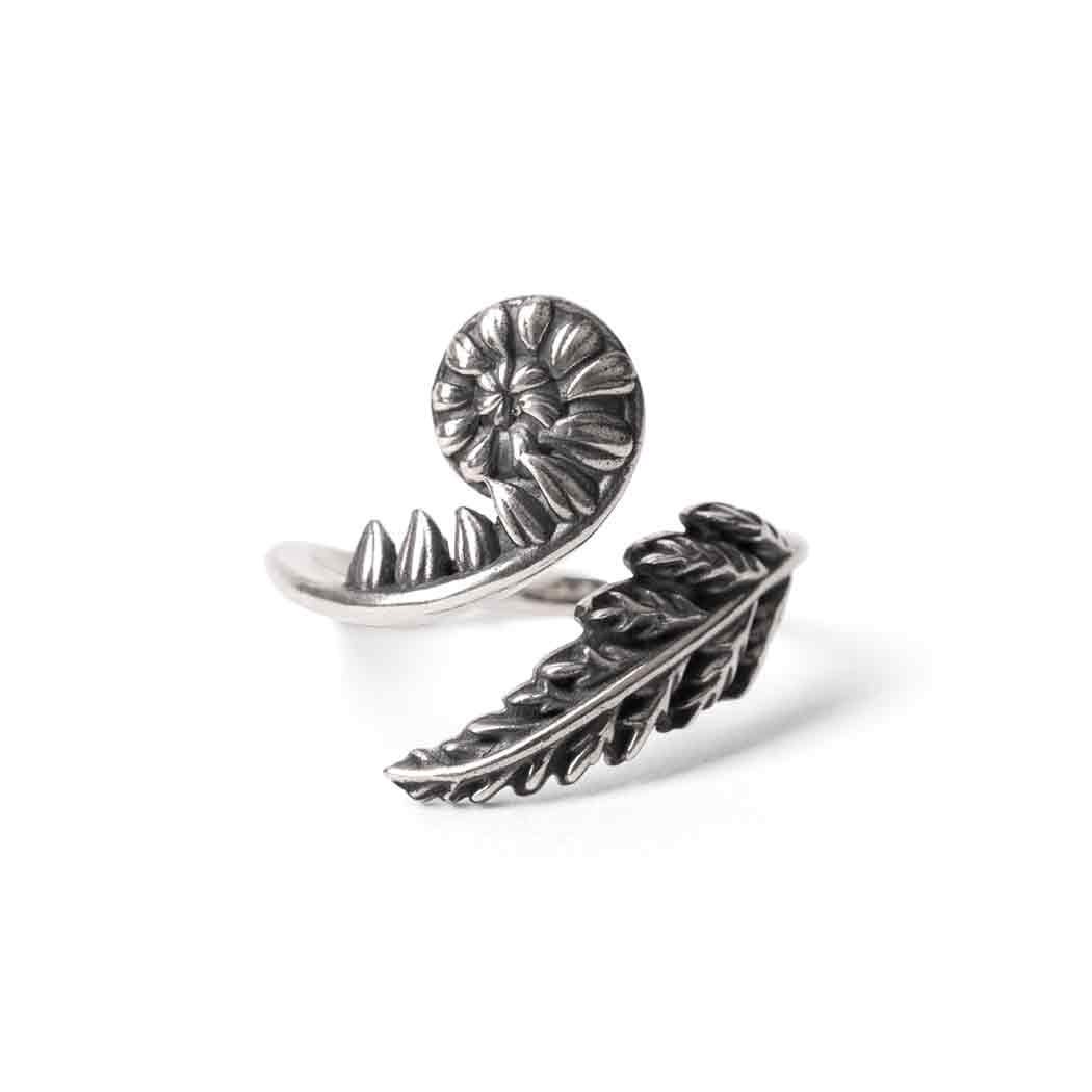 Sterling Silver Fern Ring