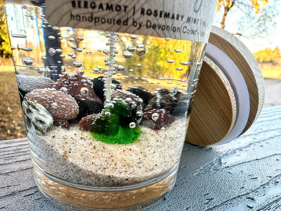 Beach Glass Gel Candle – Medium 6oz Wax
