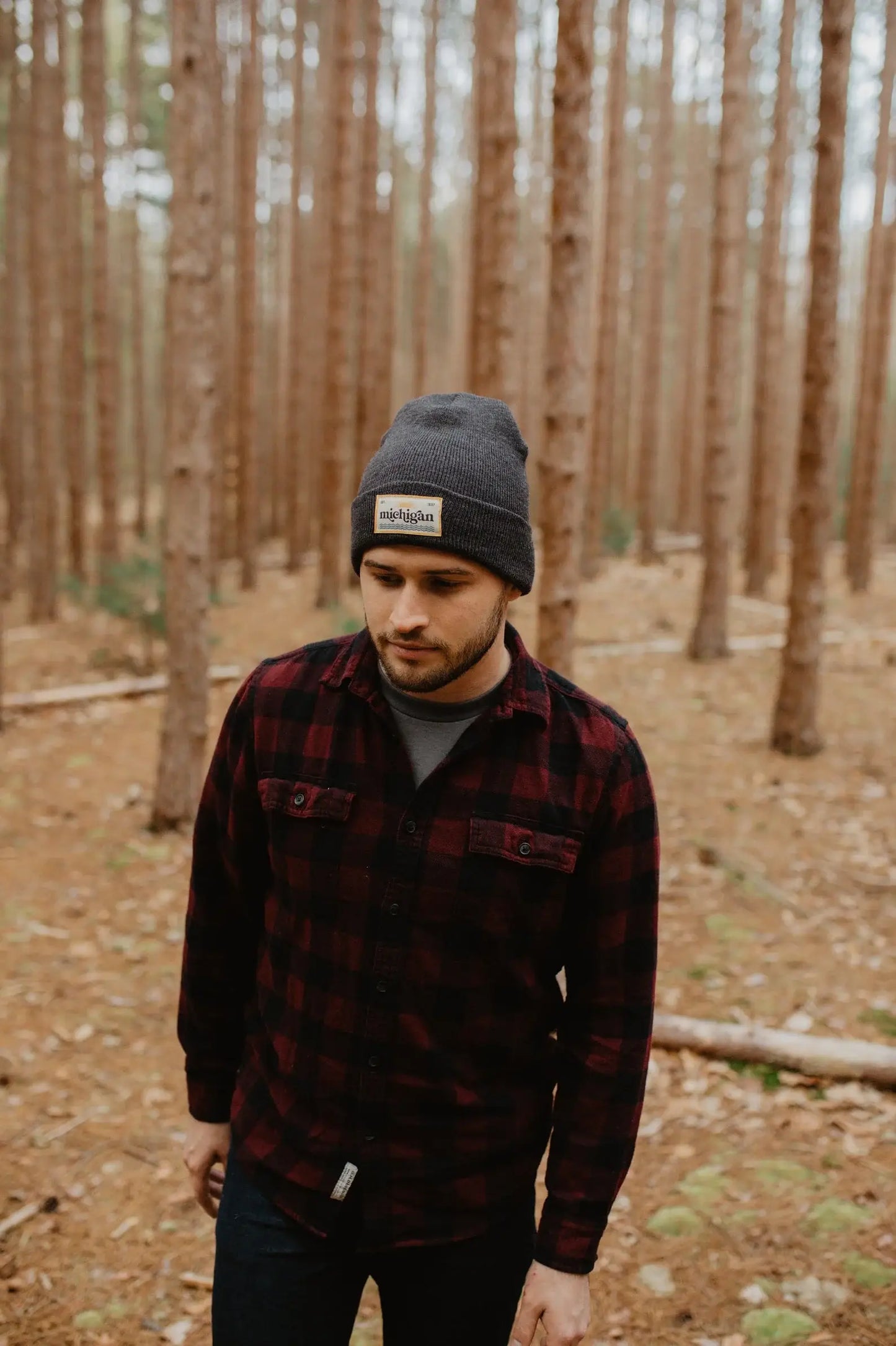 Michigan Patch Beanie