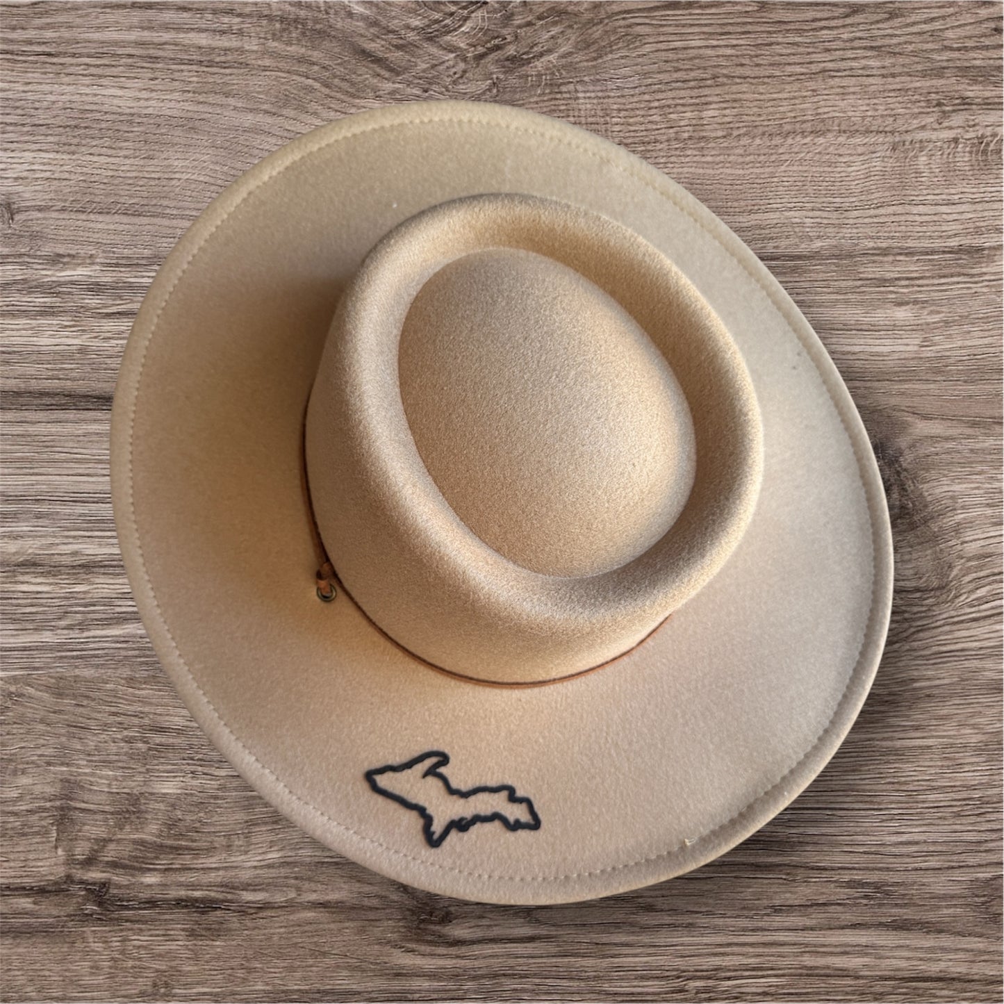 U.P Vegan Wool Wide Brim Fedora