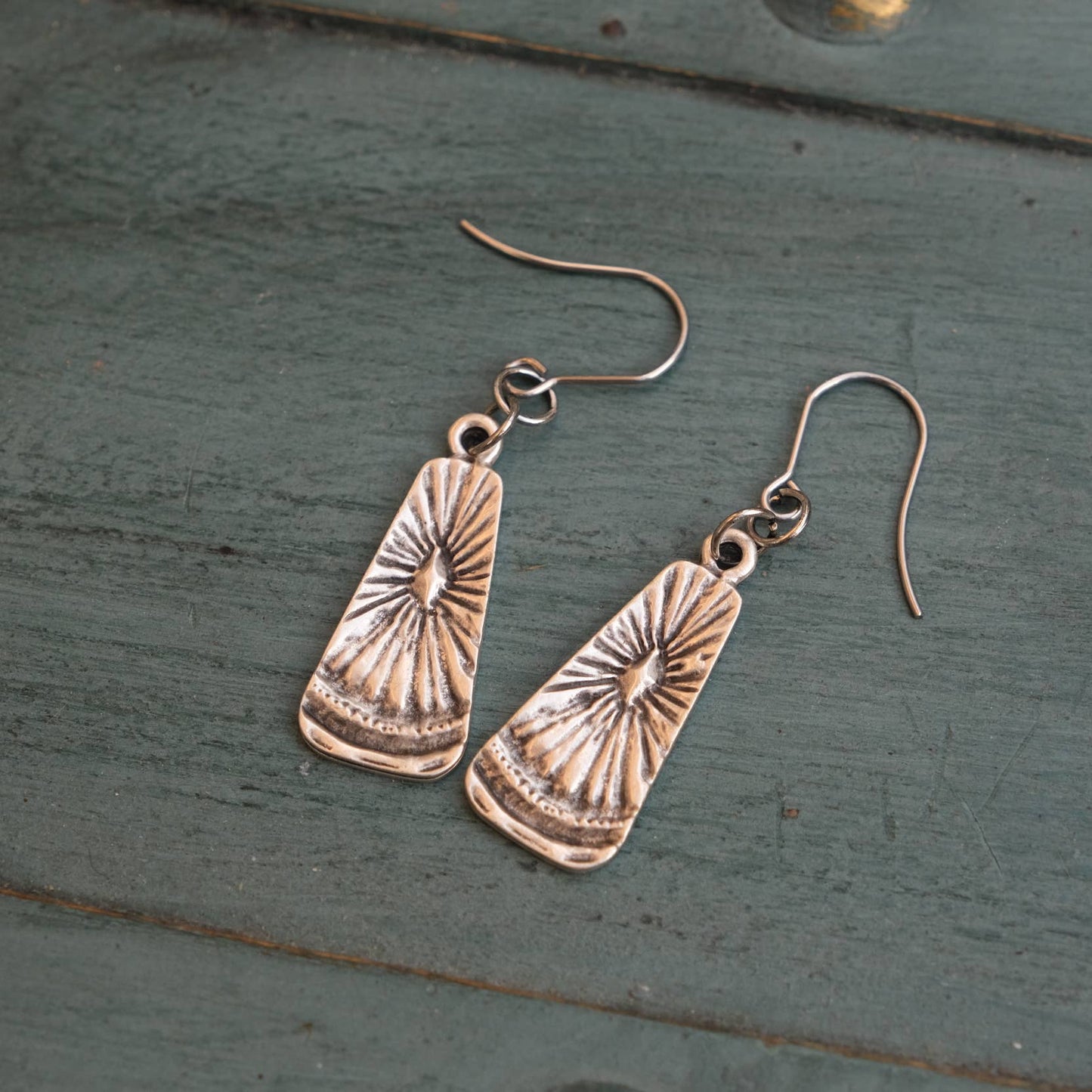 Celestial Silver Starbust Earrings