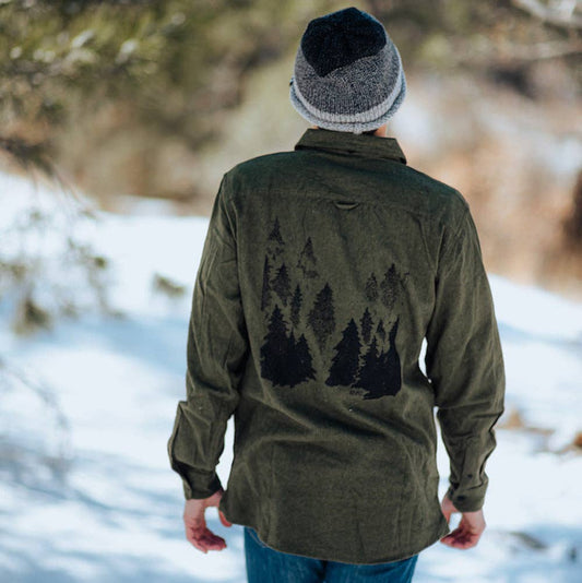 Into the Evergreen Flannel