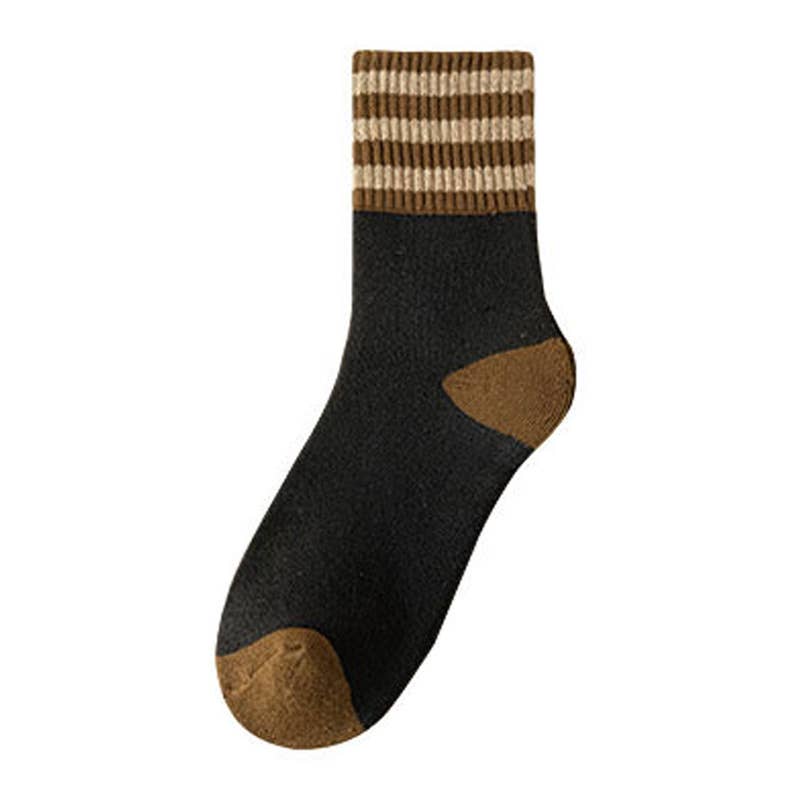 Warm Thick Terry Socks Mid-Tube Snow Socks