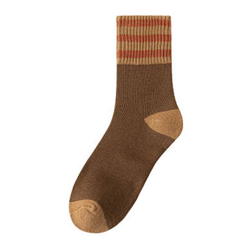 Warm Thick Terry Socks Mid-Tube Snow Socks