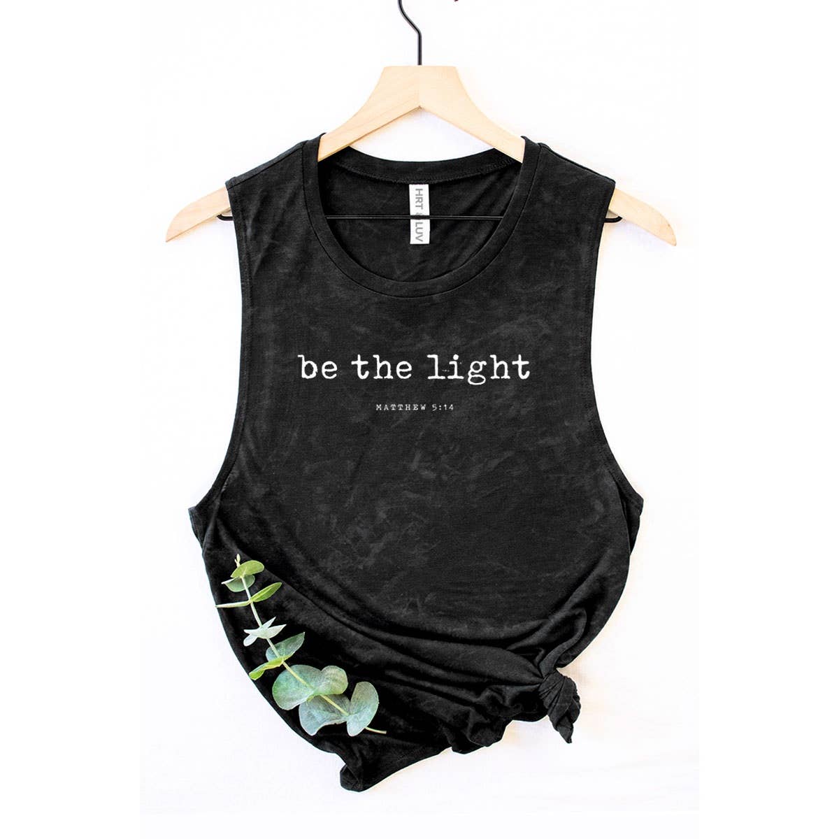 BE THE LIGHT GRAPHIC TANK TOP