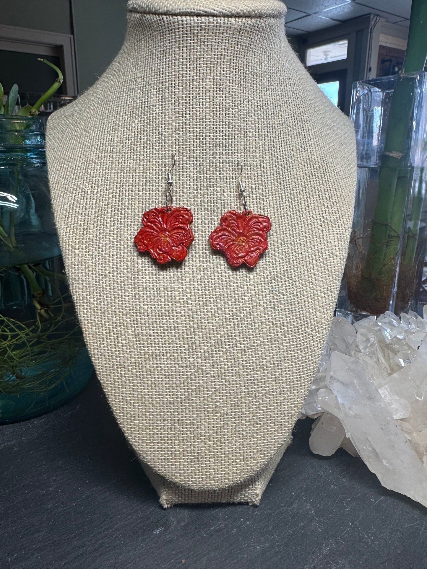 Hand Crafted Leather Earrings