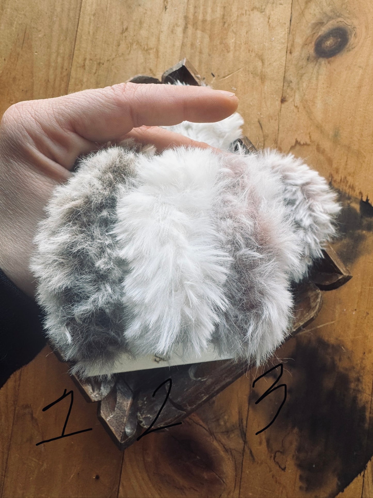 Faux Fur Scrunchie