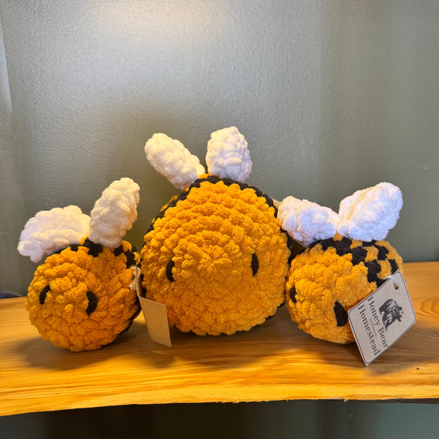 Crocheted Bumble Plushie