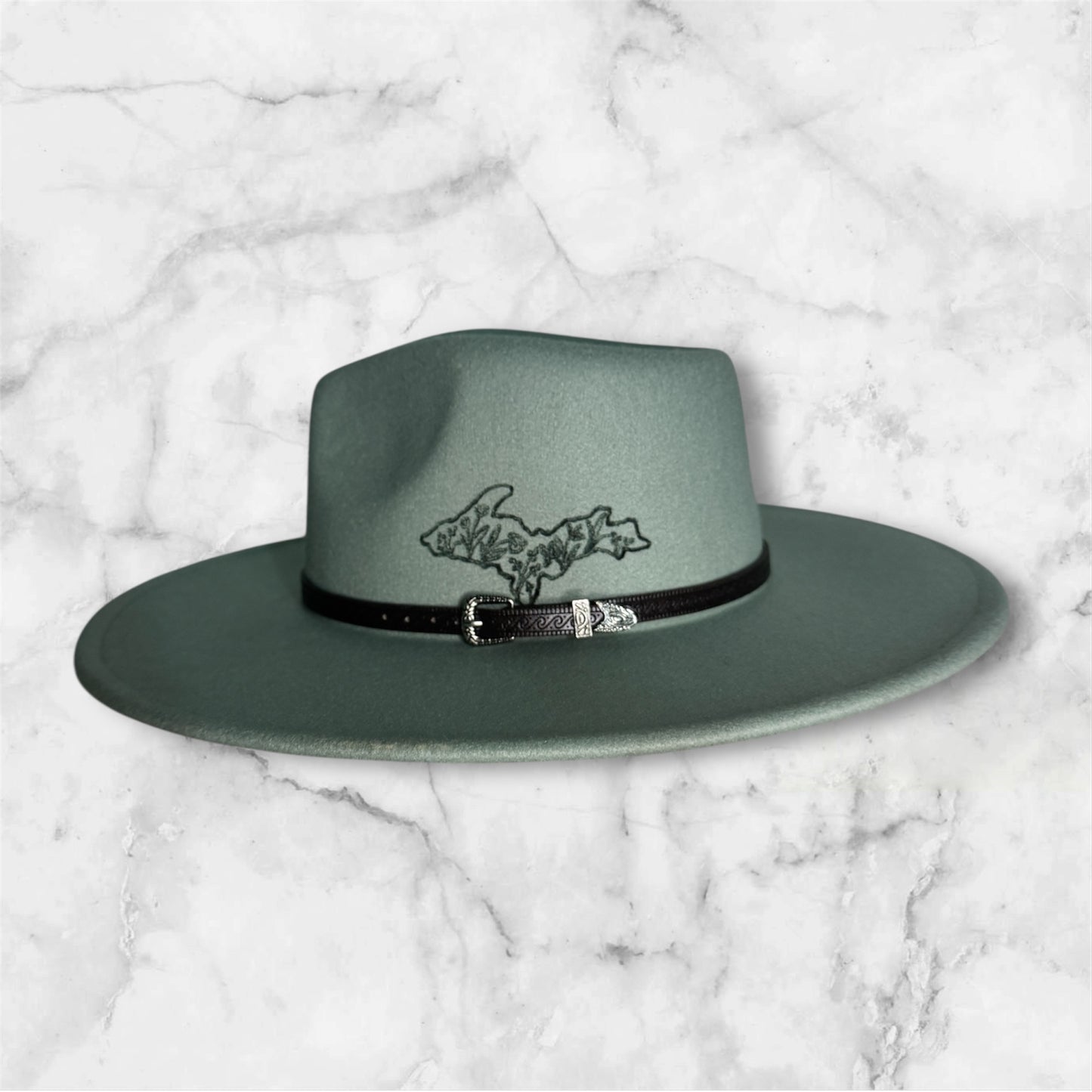 U.P Vegan Wool Wide Brim Fedora