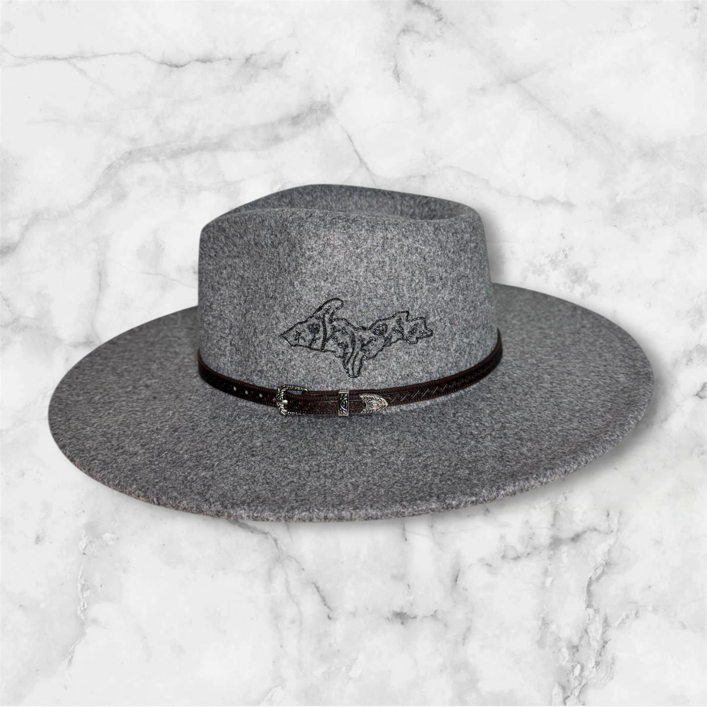 U.P Vegan Wool Wide Brim Fedora