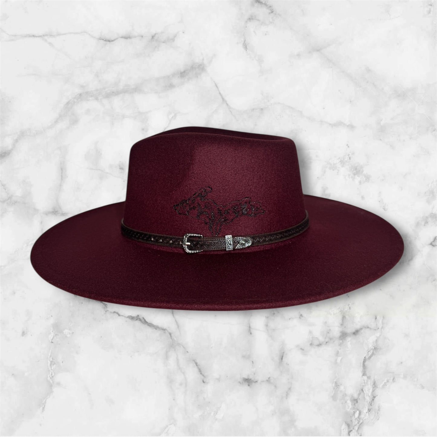 U.P Vegan Wool Wide Brim Fedora