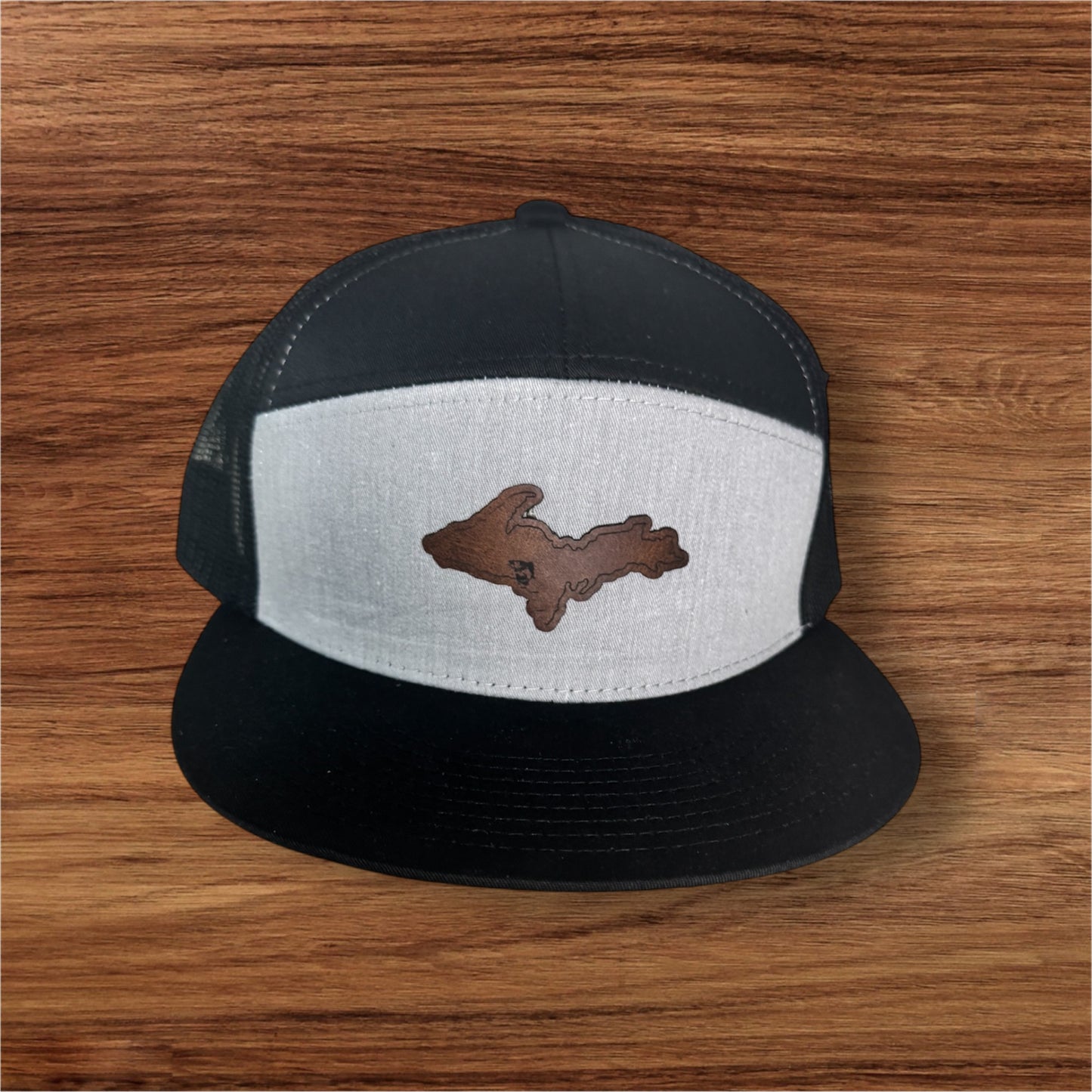 U.P w Iron County Trout 7 Panel Hat