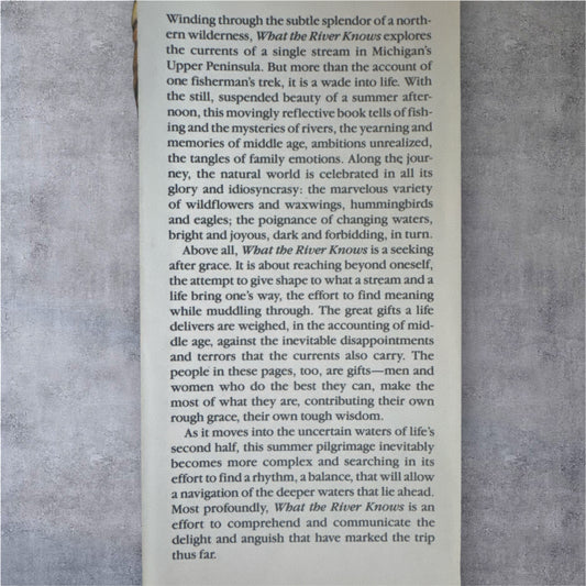 What the River Knows by Wayne Fields