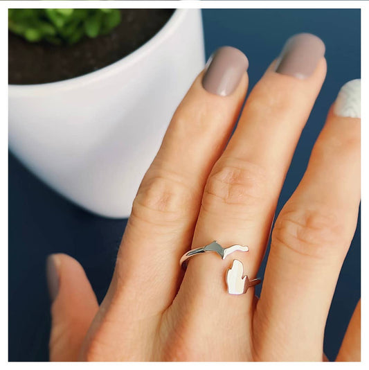 Sterling Silver Michigan Ring