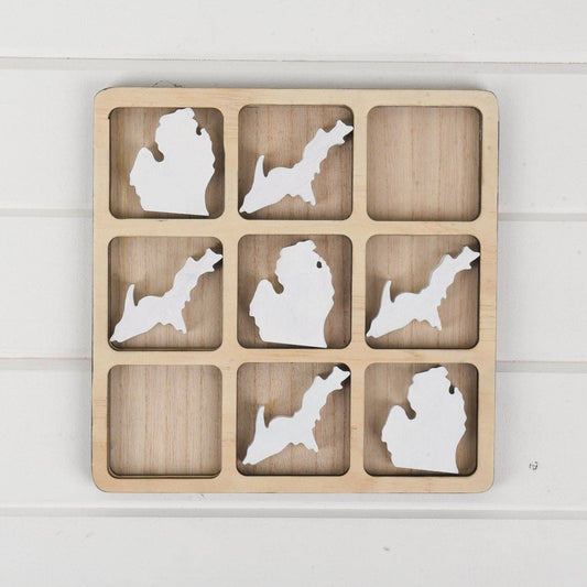 Michigan Upper Peninsula Tic Tac Toe Board