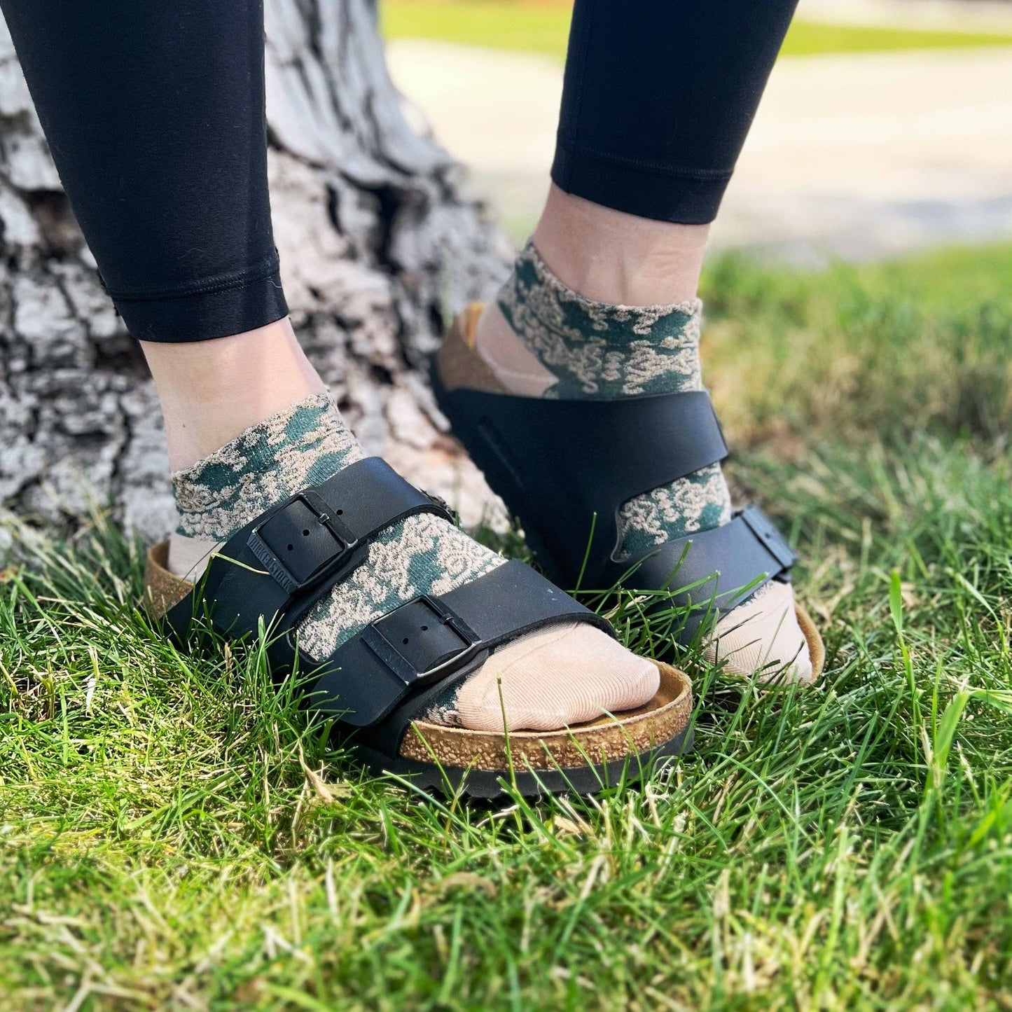 Haden Floral Ankle Socks