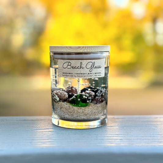 Beach Glass Gel Candle – Medium 6oz Wax