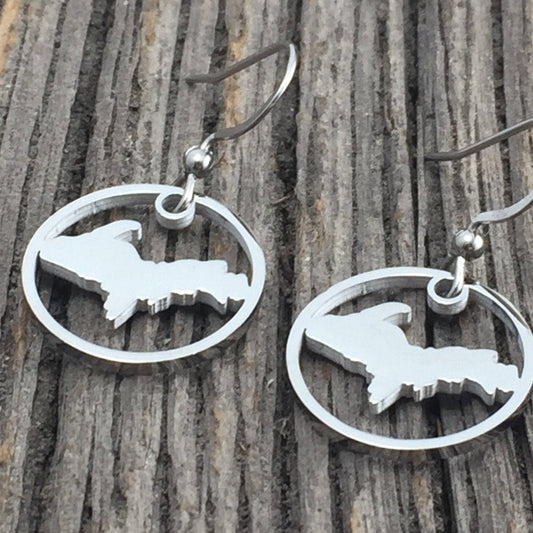 UP Circle Outline Earrings