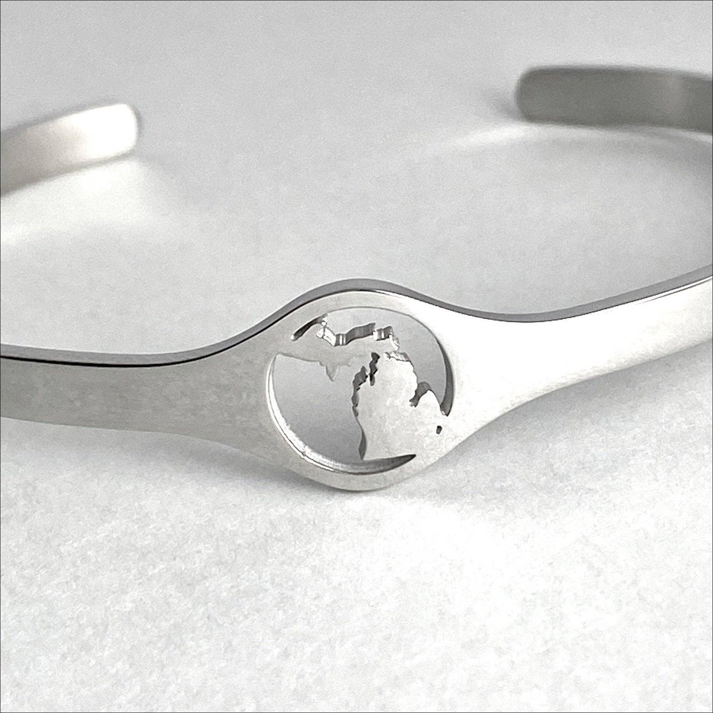 Michigan Cutout Bracelet, Adjustable