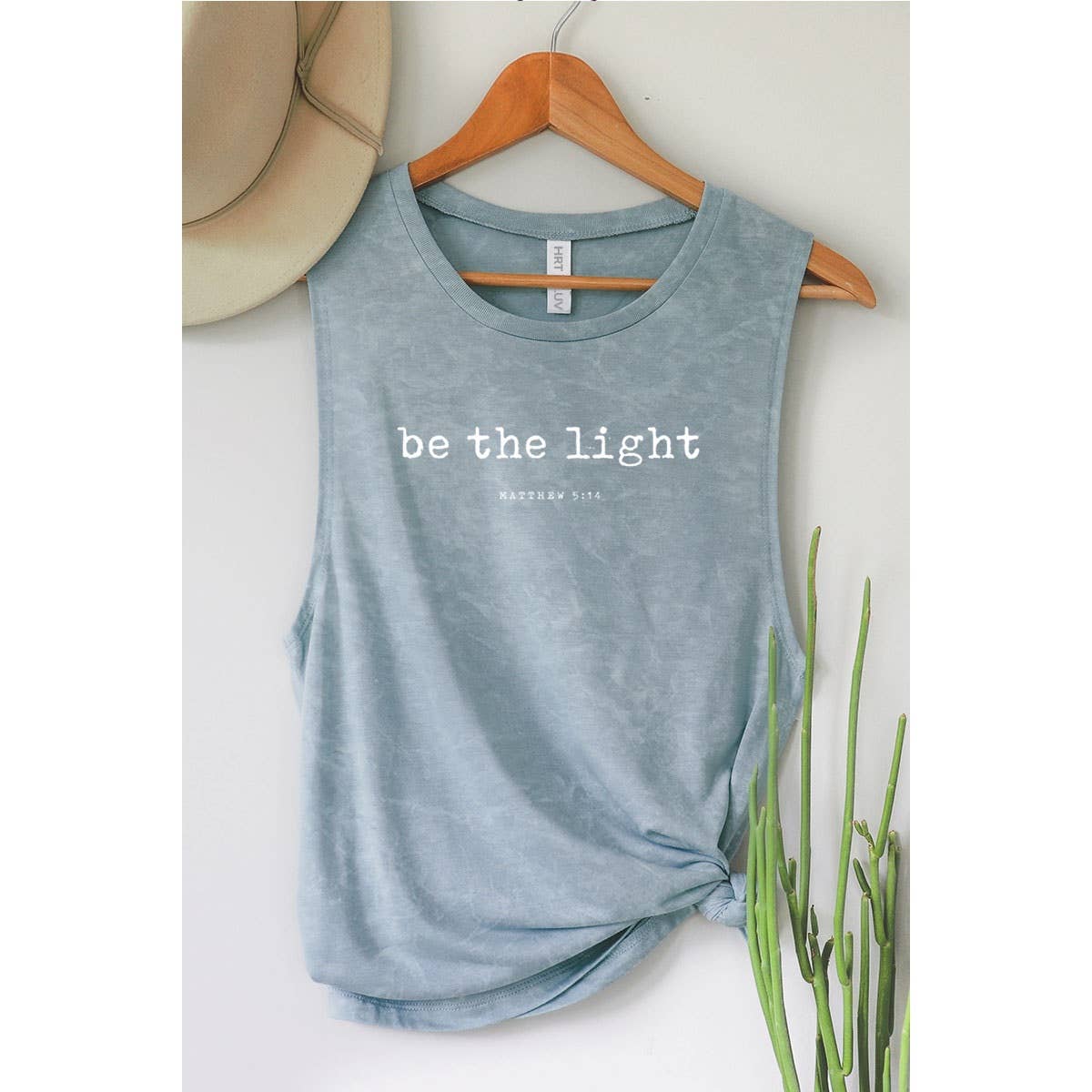 BE THE LIGHT GRAPHIC TANK TOP