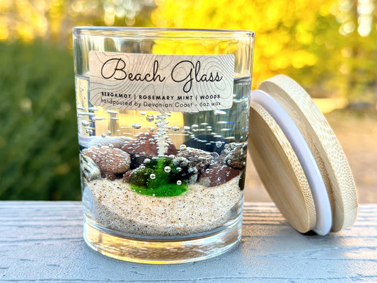Beach Glass Gel Candle – Medium 6oz Wax