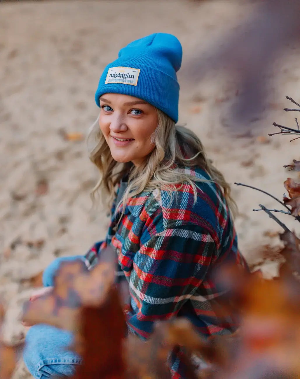 Michigan Patch Beanie