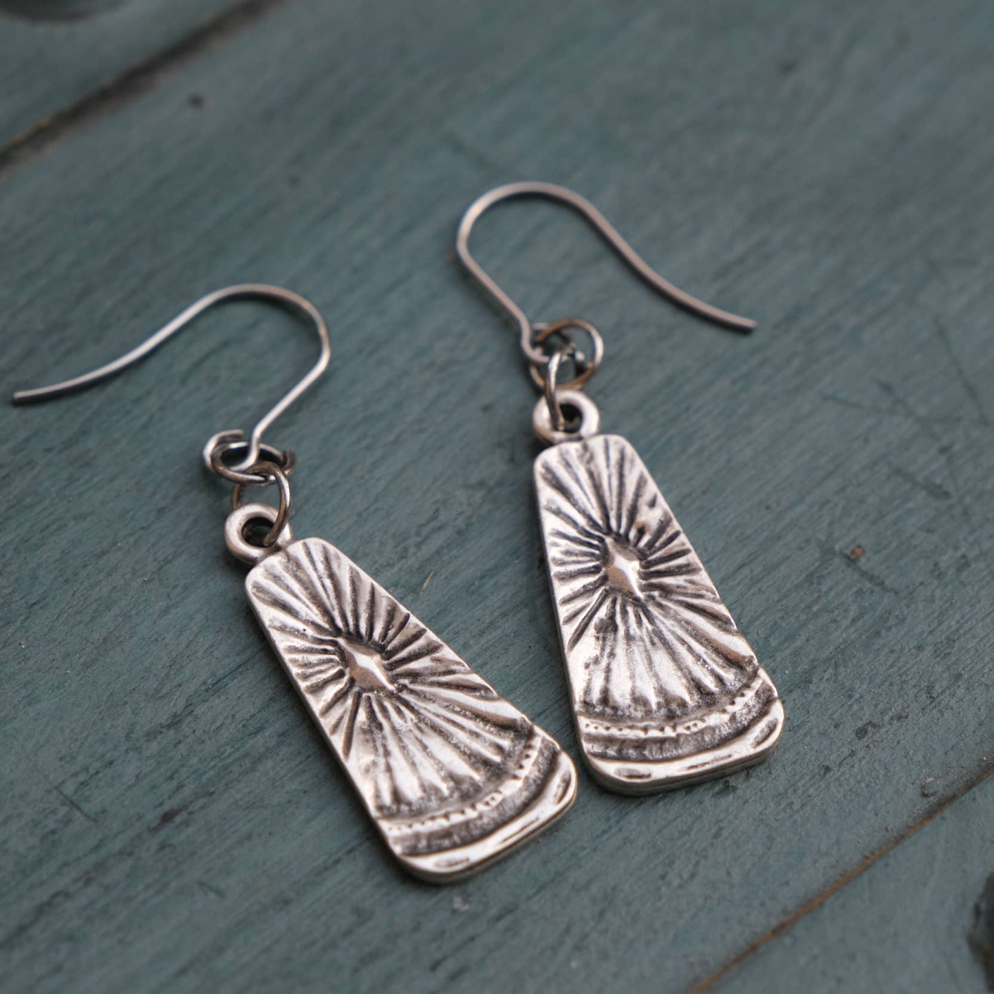 Celestial Silver Starbust Earrings