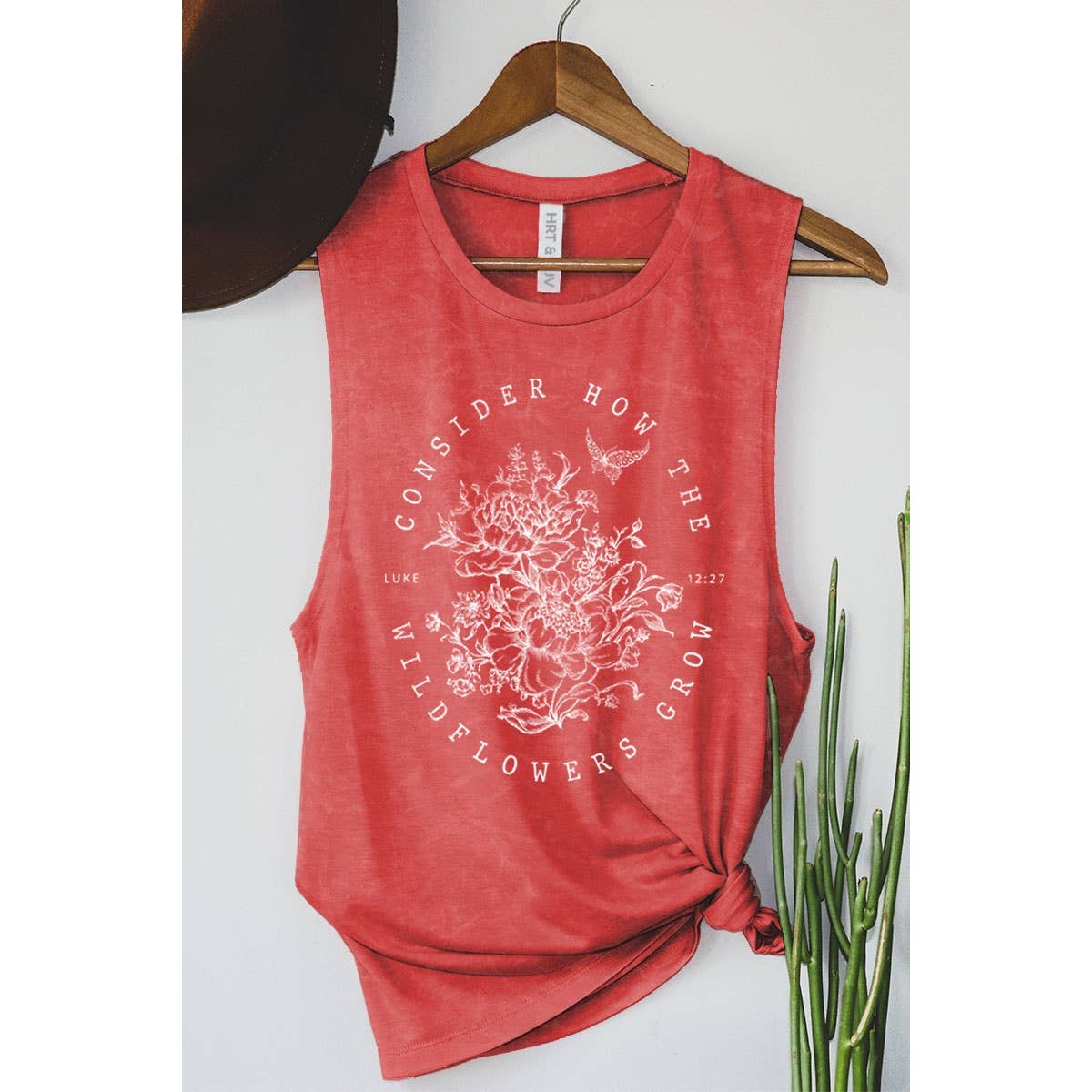 WILD FLOWERS GROW MINERAL GRAPHIC TANK TOP