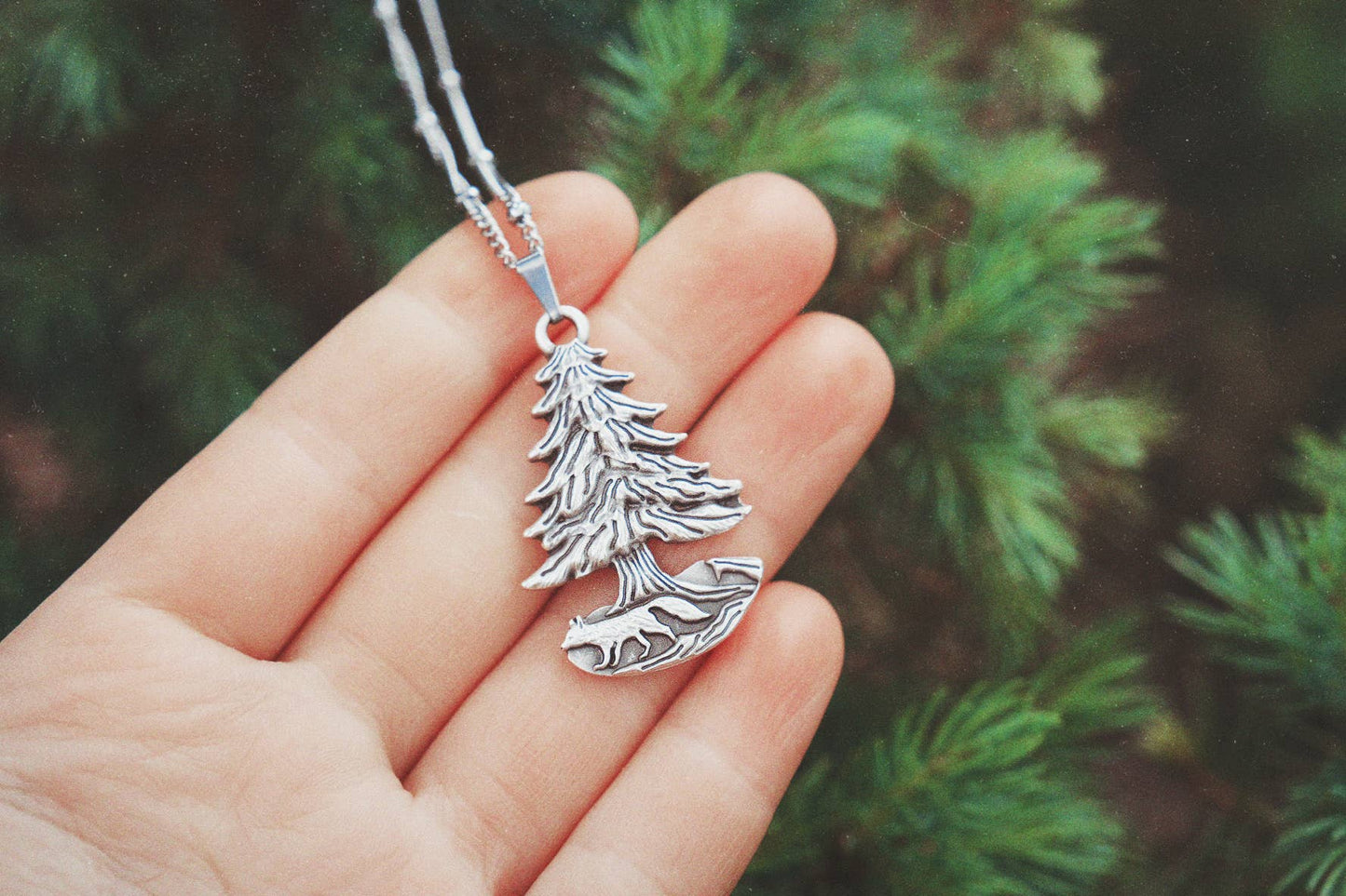 Fox Pendant Necklace