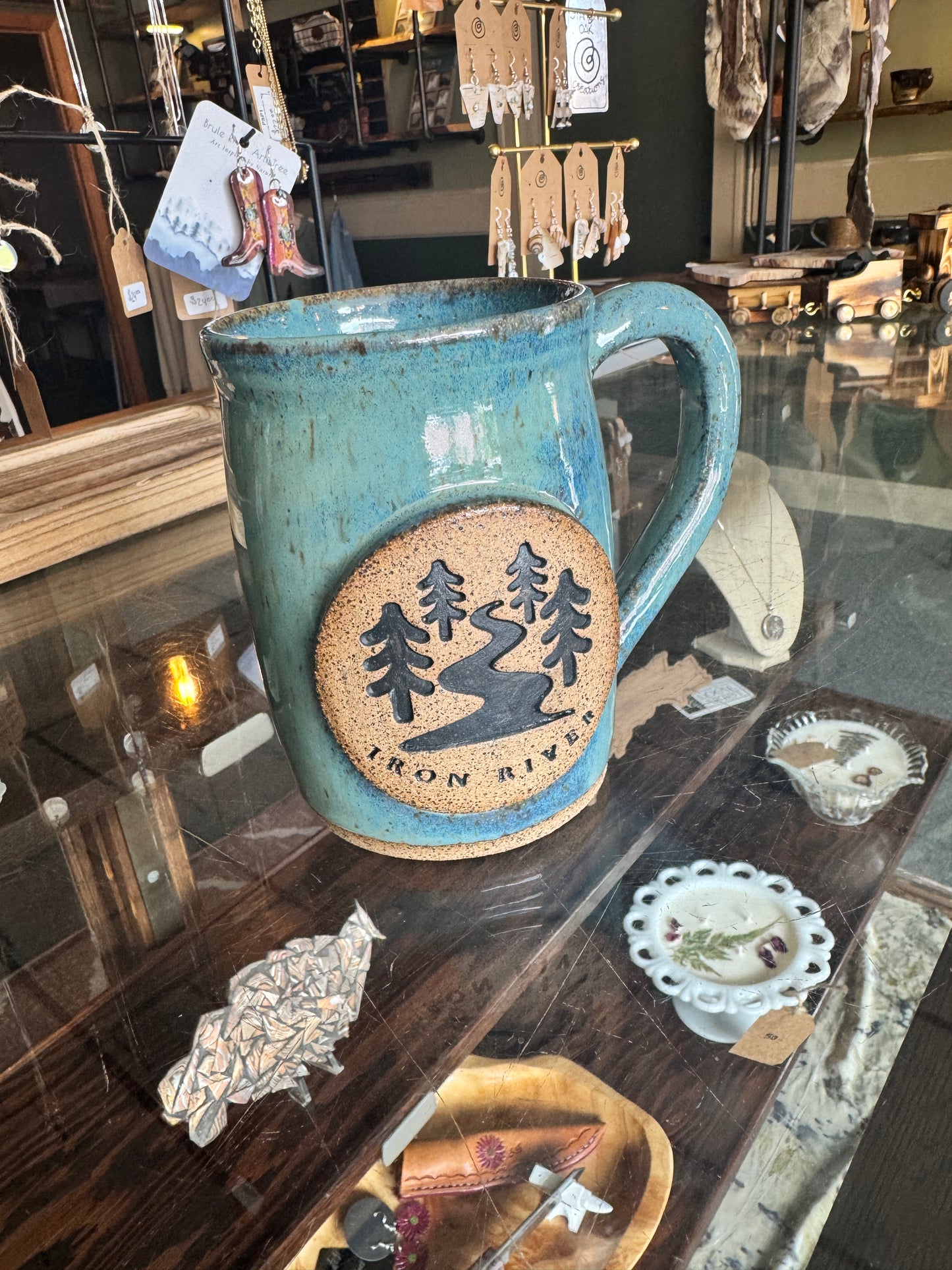 Iron River Hand Made Ceramic Mugs