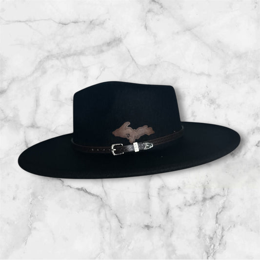 U.P Vegan Wool Wide Brim Fedora