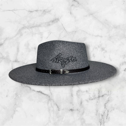 U.P Vegan Wool Wide Brim Fedora