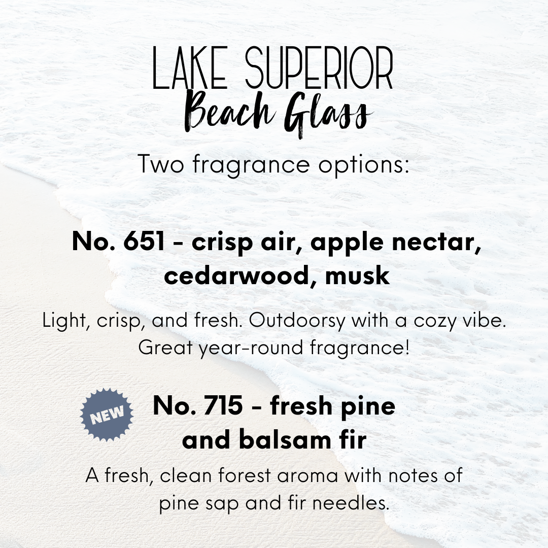 1.5 oz. Lake Superior "Beach Glass" Gel Candle (Cutie Size)