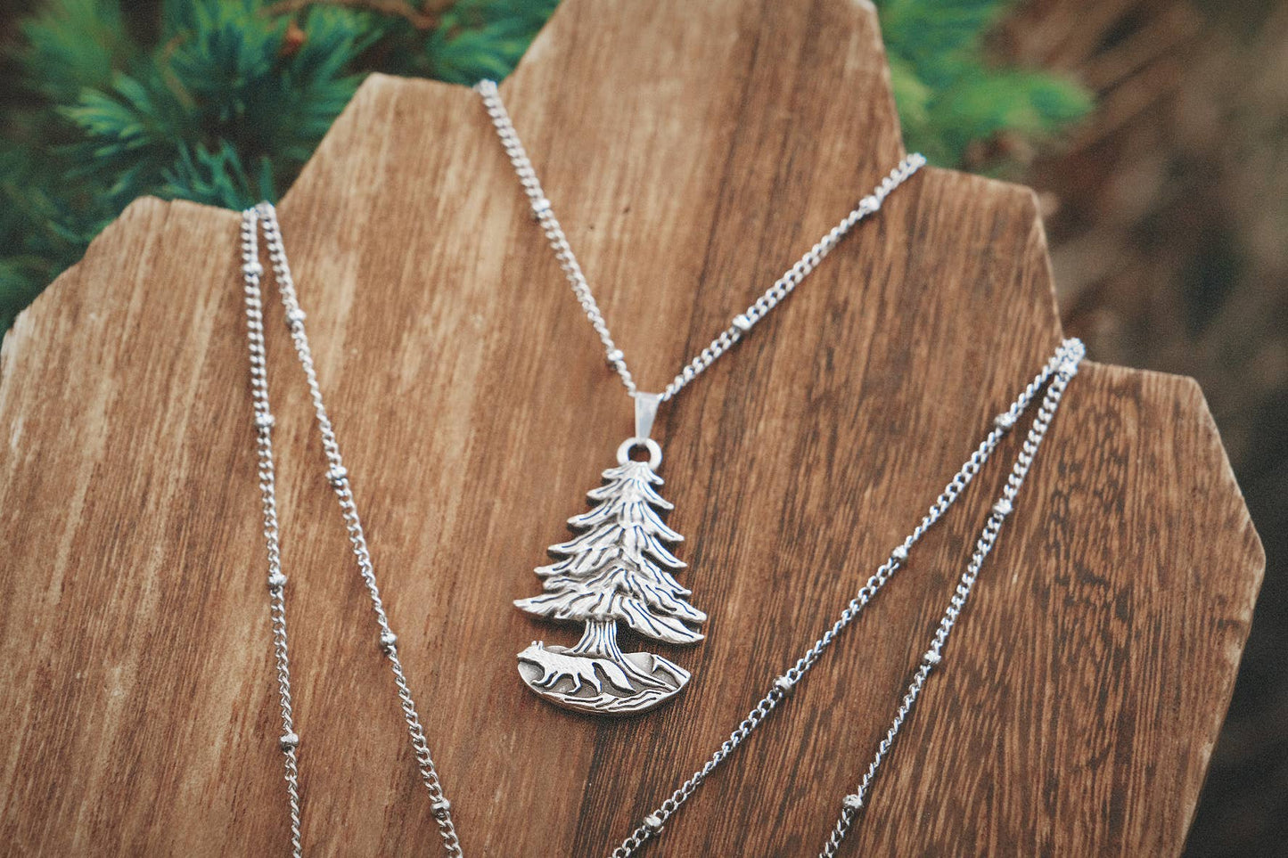 Fox Pendant Necklace