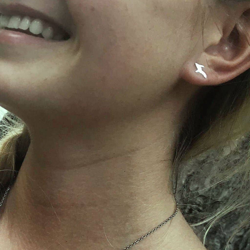 UP Post Earrings Rose Gold