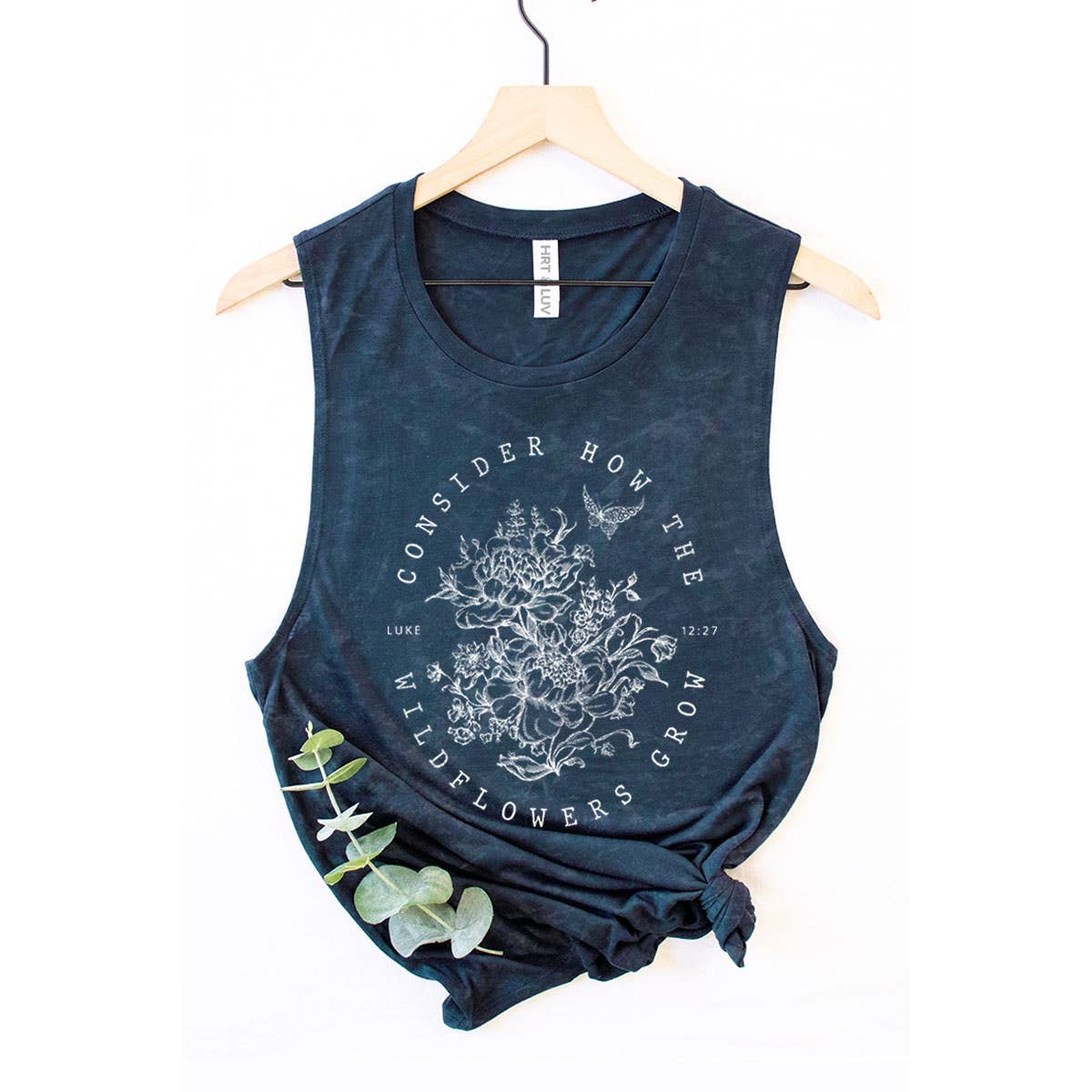 WILD FLOWERS GROW MINERAL GRAPHIC TANK TOP