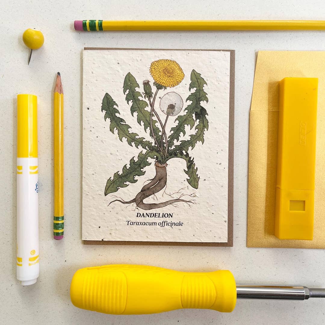 Dandelion Plantable Wildflower Seed Card