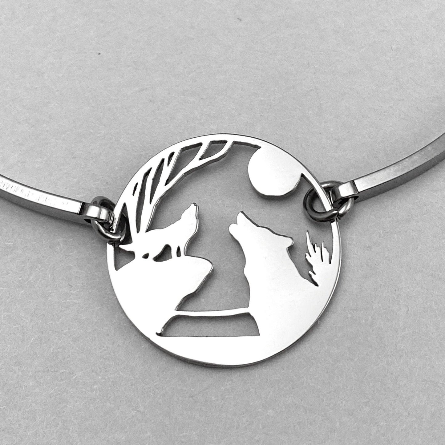 Wolf Pack Large Charm Bracelet
