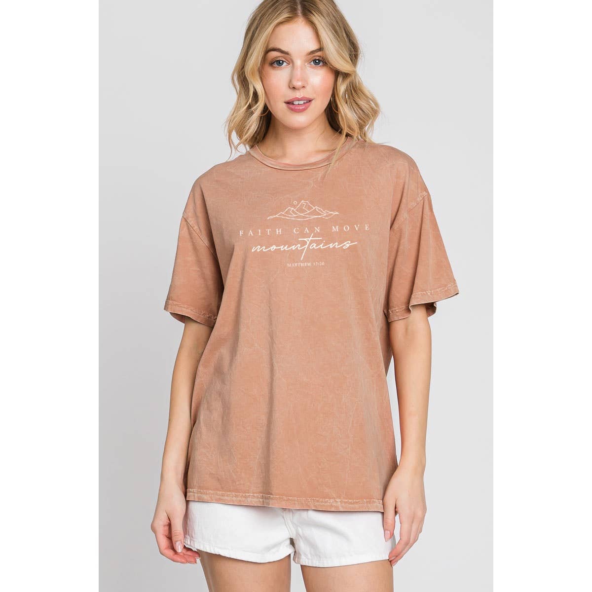 FAITH CAN MOVE MOUNTAINS MINERAL GRAPHIC TEE