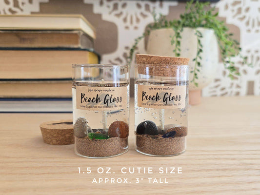 1.5 oz. Lake Superior "Beach Glass" Gel Candle (Cutie Size)