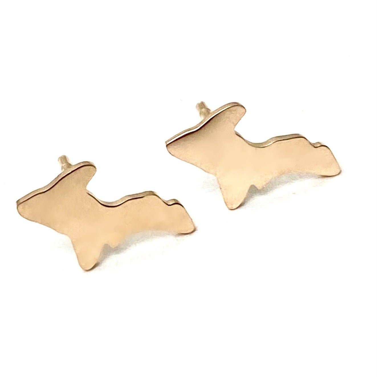 UP Post Earrings Rose Gold